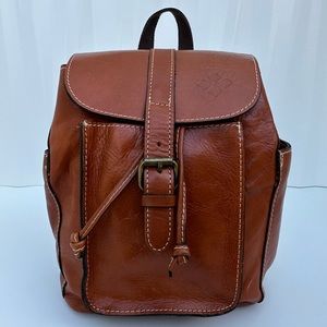 Patricia Nash, Leather Backpack, Brown